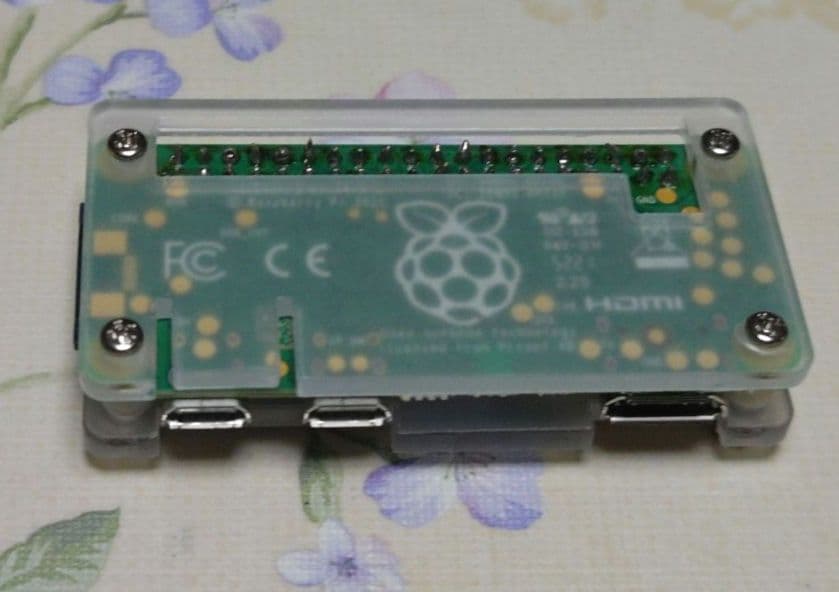 【ほとんど未使用】Raspberry Pi zero 2W ケース付 電源付き