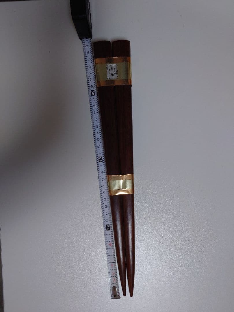 紫檀 特大箸　美品