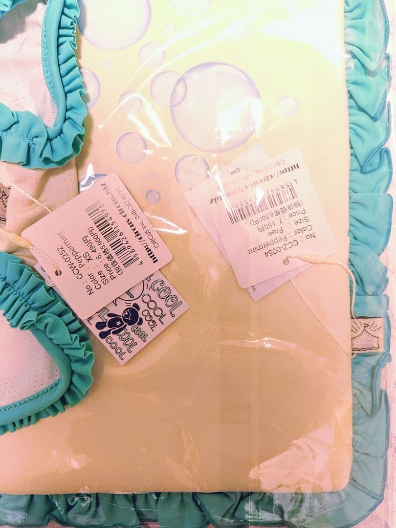 F Laundry BearフリルタンクXS＆マット セットcircusサーカス