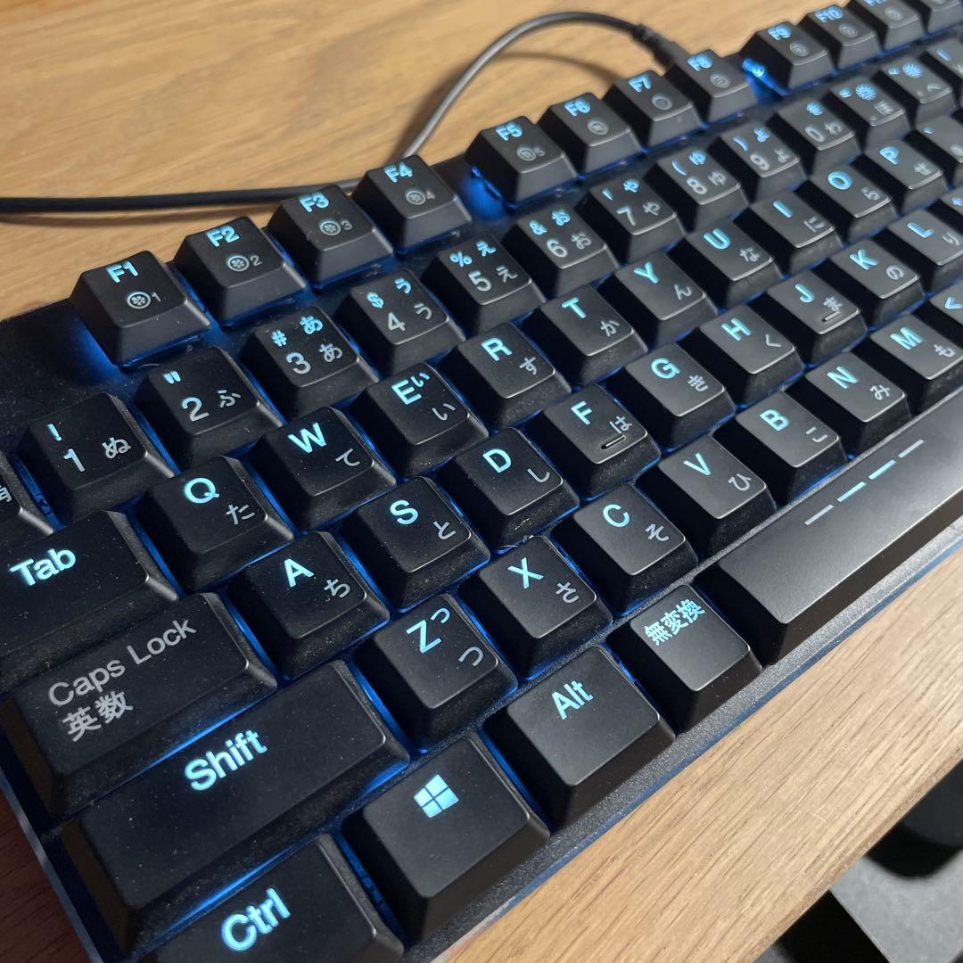 400-SKB057BL メカニカルキーボード コンパクト　青軸　ゲーミング