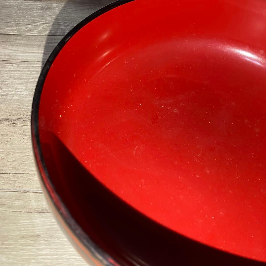 D-4 【天然木】秀衡塗り 漆器 菓子鉢 菓子器 盛鉢 金彩 朱塗り 黒塗り