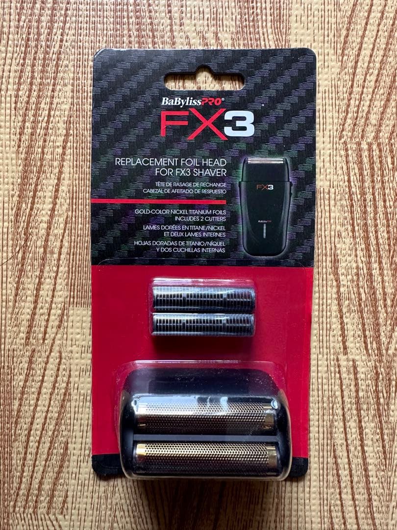 BaBylissProFX3 Foil&Cutterスキンフェードカット必需品