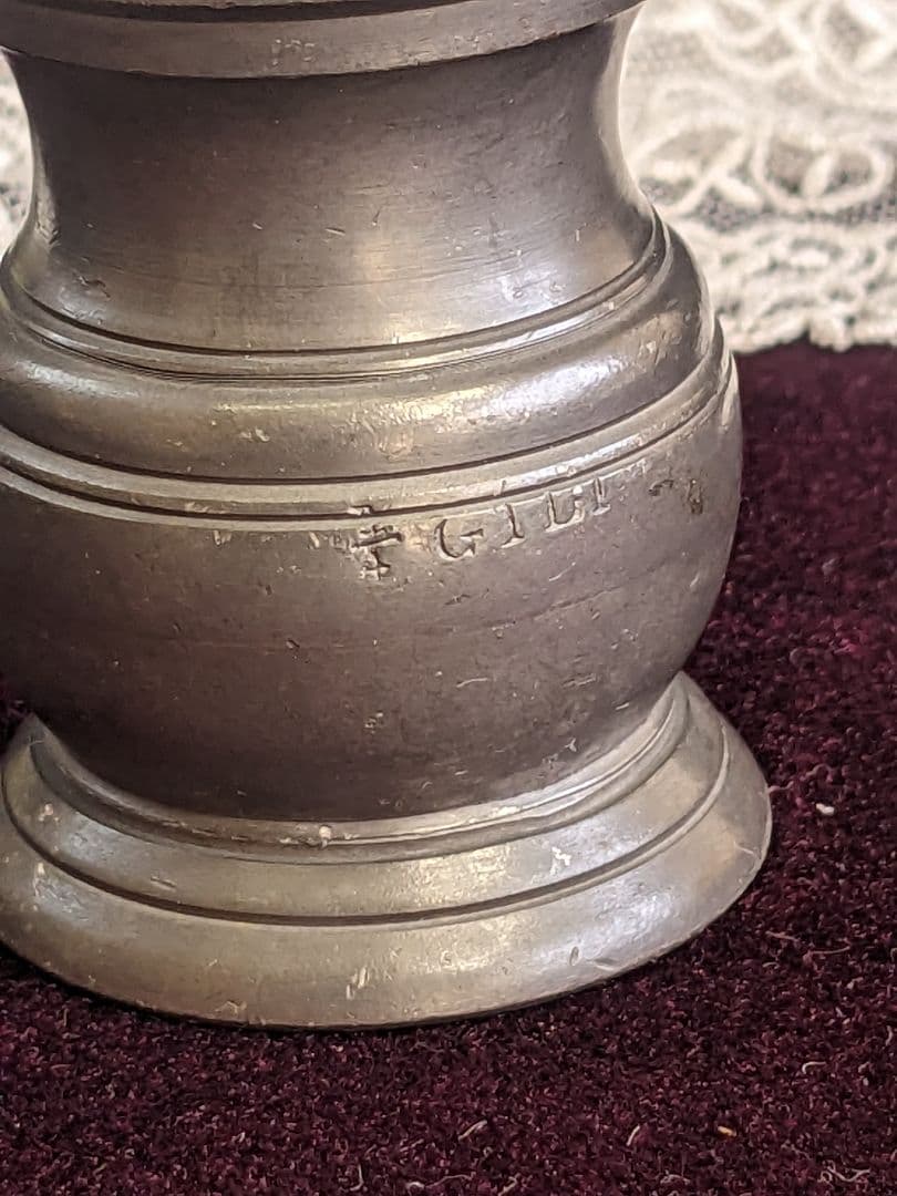 イギリス アンティーク 1900〜20年代 メジャーカップ 錫 計量カップ