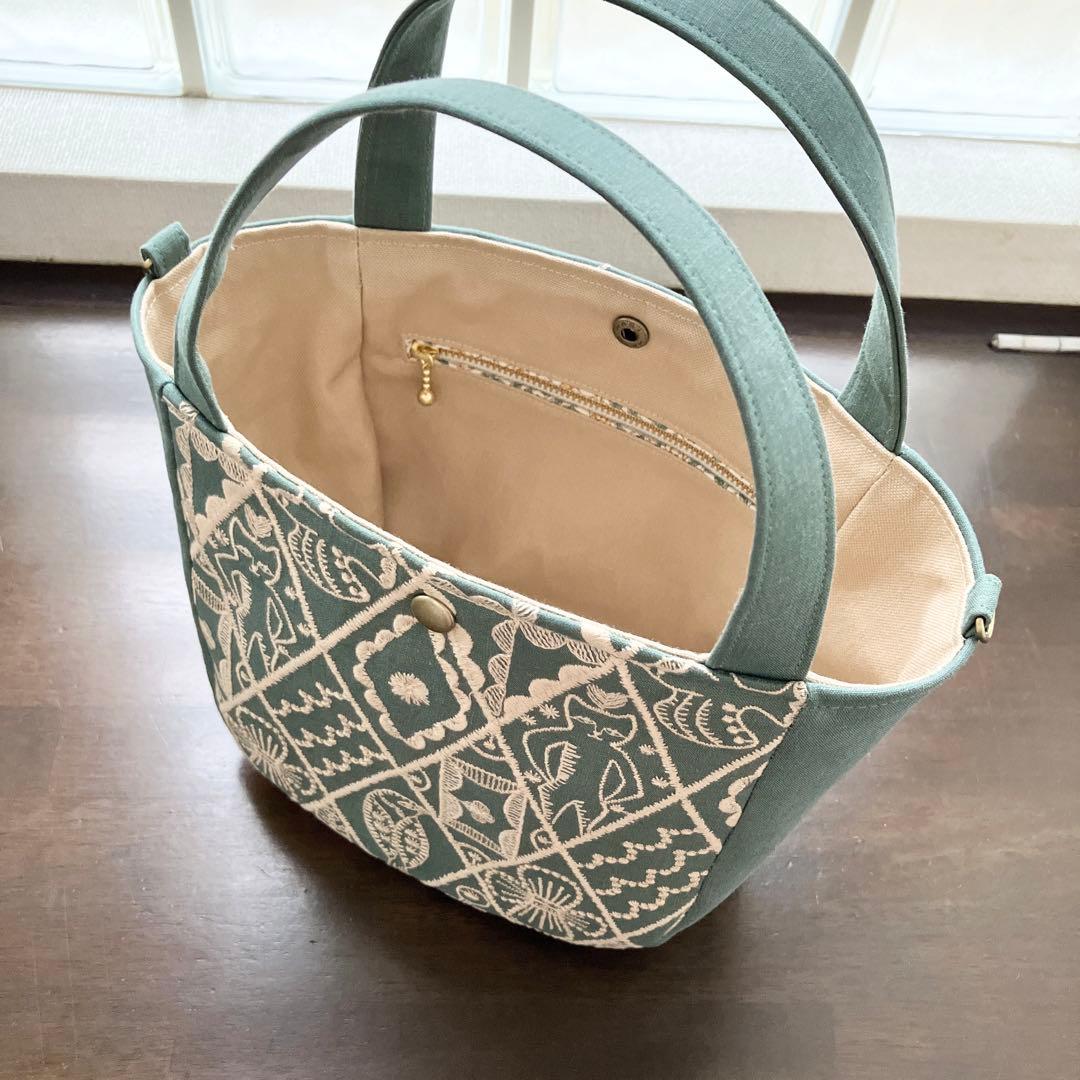 ミナペルホネン❤︎特別仕様ポワント+バッグ　symphony ハンドメイド