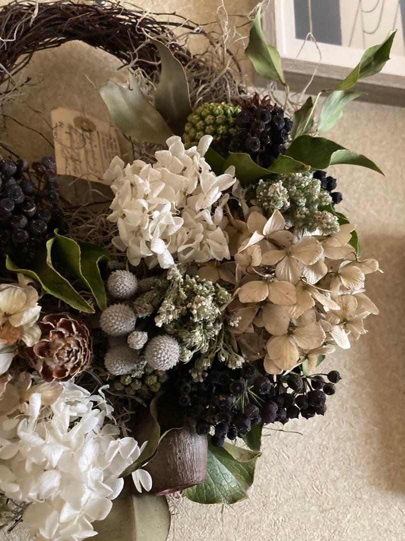 おまとめ⭐︎wreath #263秋色紫陽花  クラシカル リース