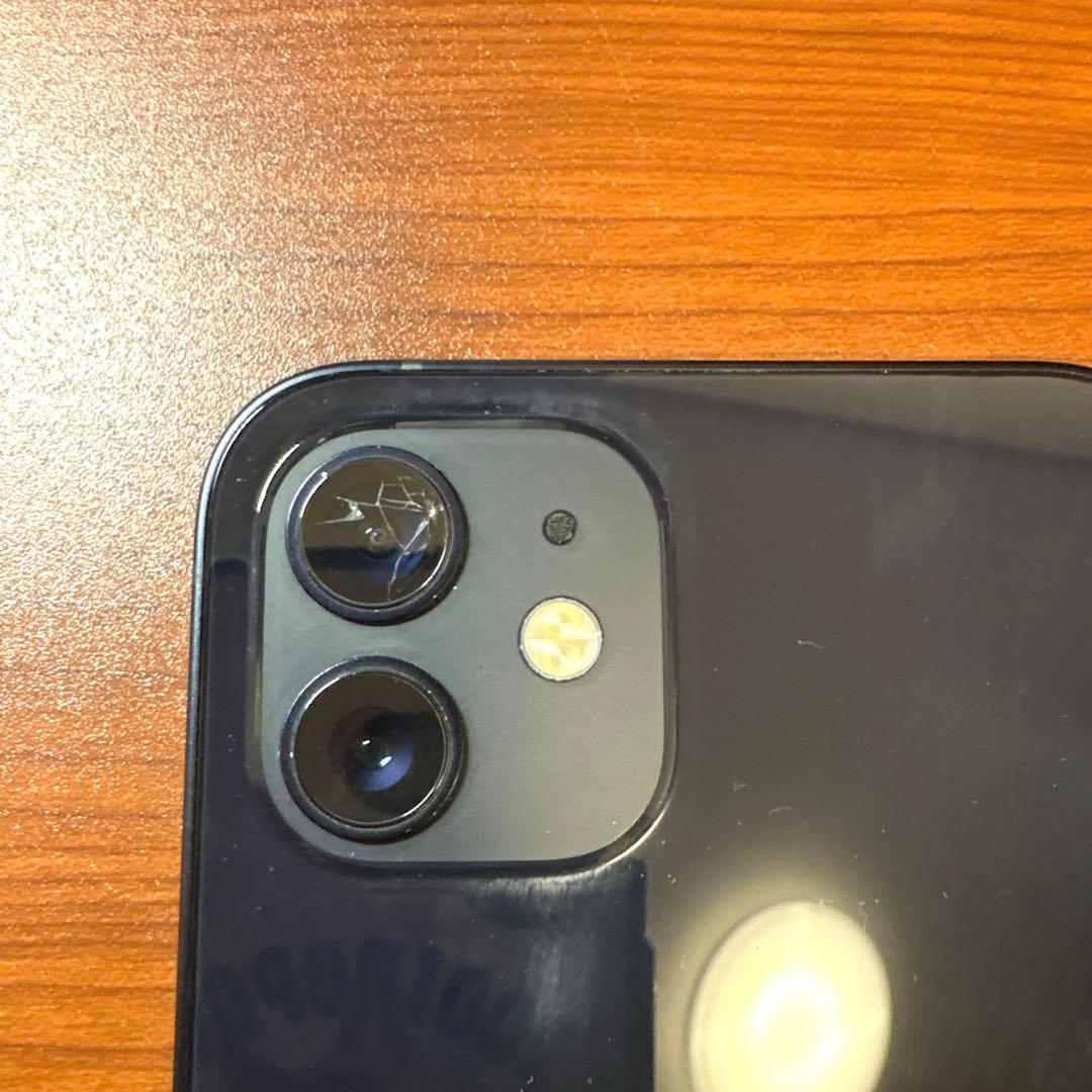 iPhone12 ブラック　64GB 純正品バッテリー