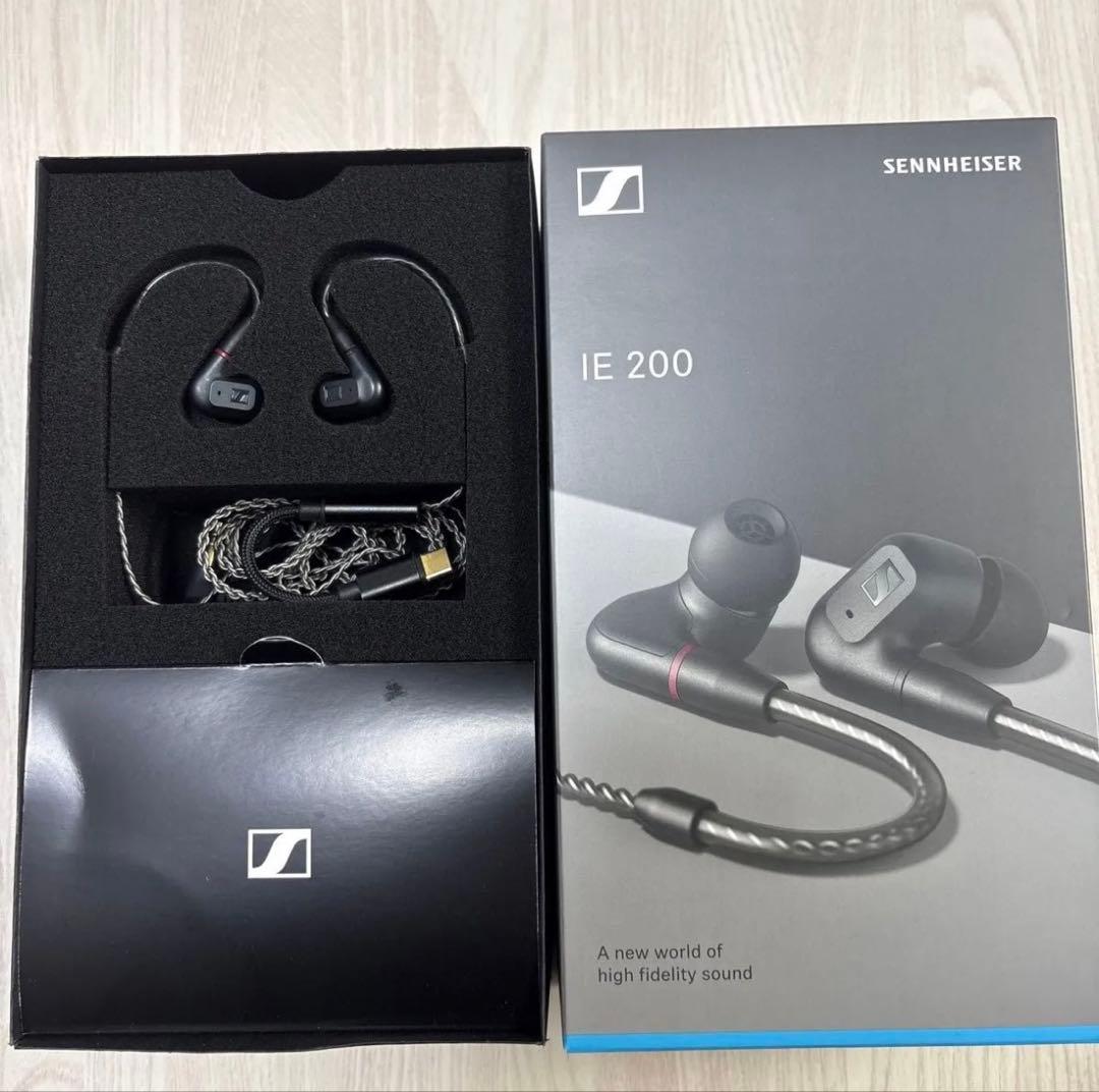 SENNHEISER IE 200 有線イヤホン ブラック ゼンハイザー