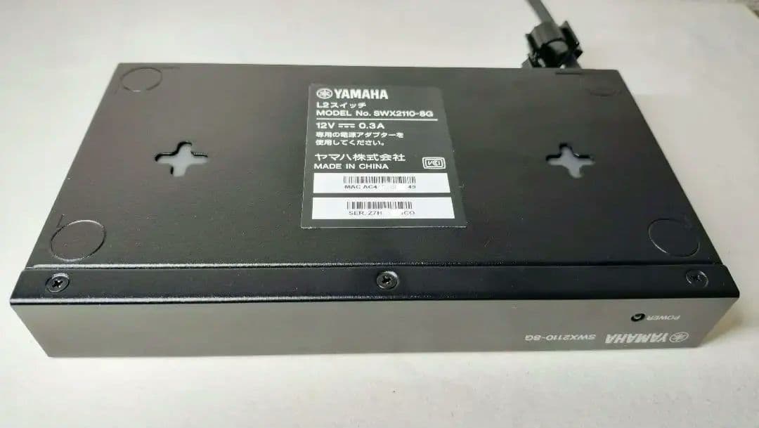 良品 YAMAHA SWX2110-8G 8ポートスイッチングハブ