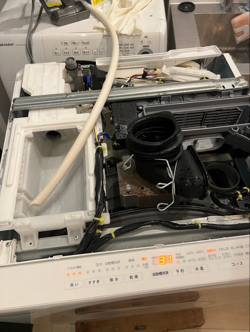 分解清掃済み　動作品　パナソニック　左開き　NA-VG740L 2020年製