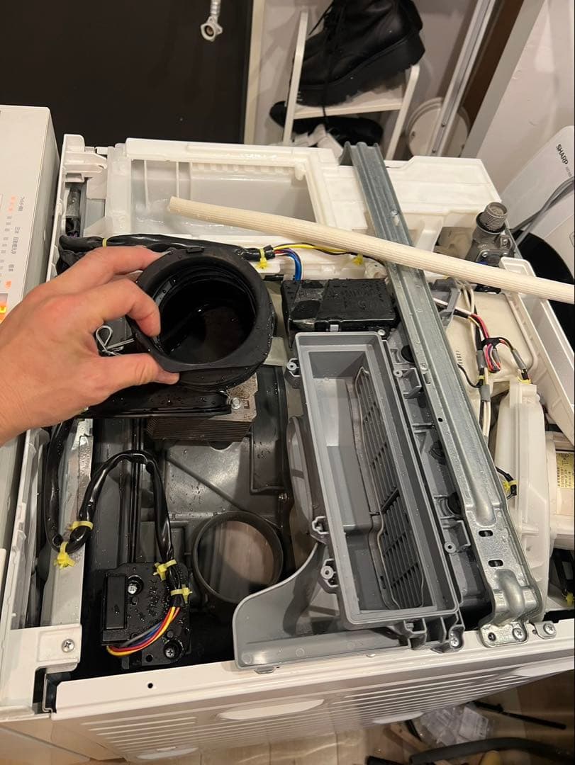 分解清掃済み　動作品　パナソニック　左開き　NA-VG740L 2020年製
