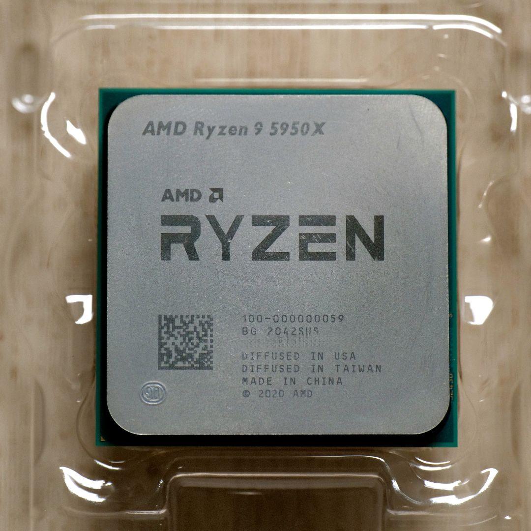 AMD Ryzen 9 5950X BOX 動作確認済み