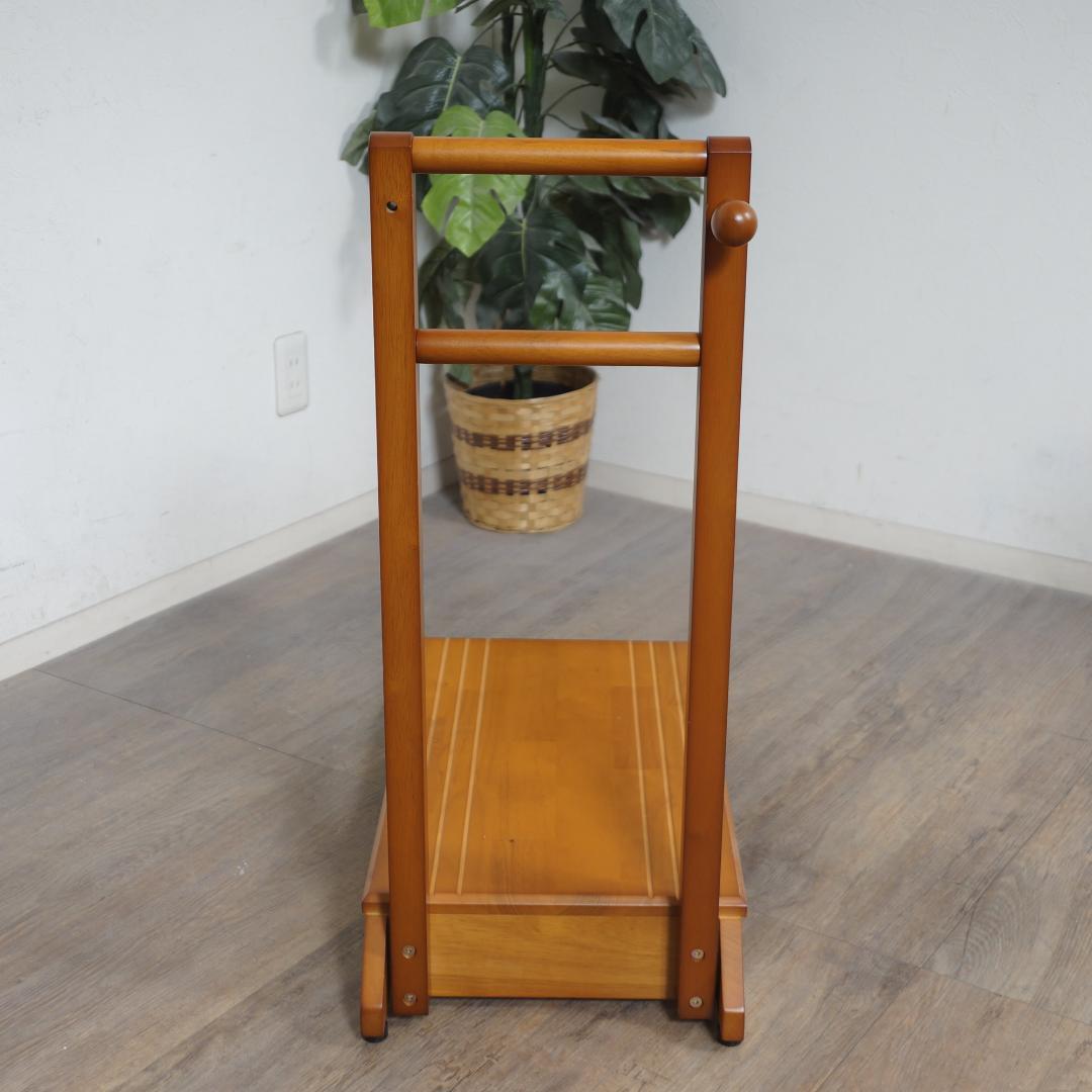 【新品】手すり付き　玄関踏み台　片側　幅70cm アウトレット