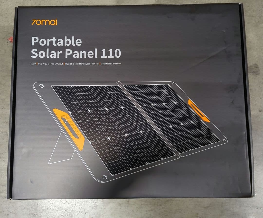 発電機・ポータブル電源 70mai Portable Solar Panel 110