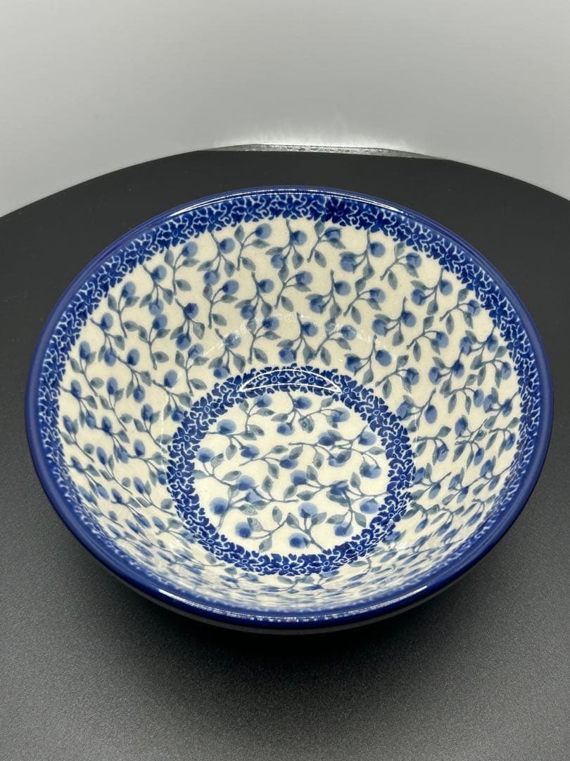 早い者勝ち(最終値下)【美品】ポーリッシュポタリー　3点セット　ボウル２枚、平皿
