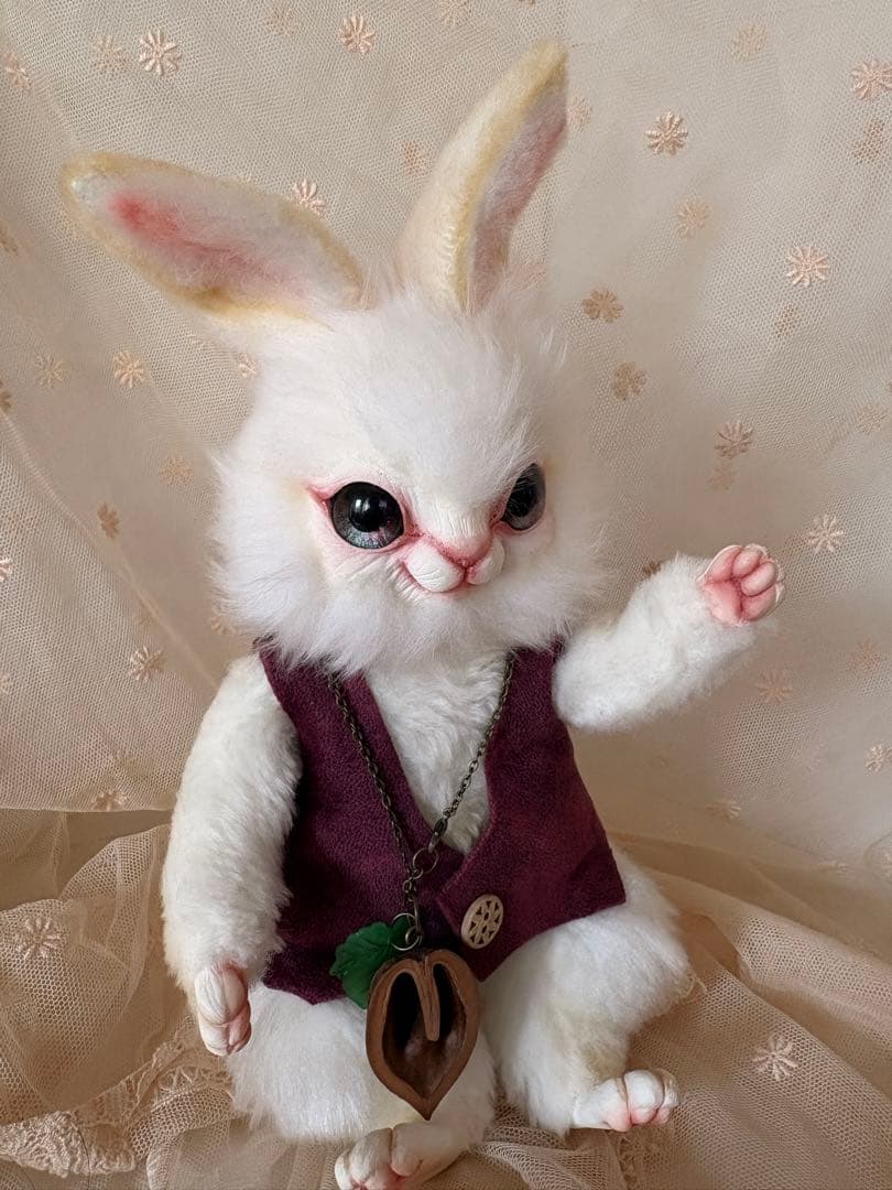 Tritre Doll テリトリドール　アートドール　ぬいぐるみ　うさぎ（白）