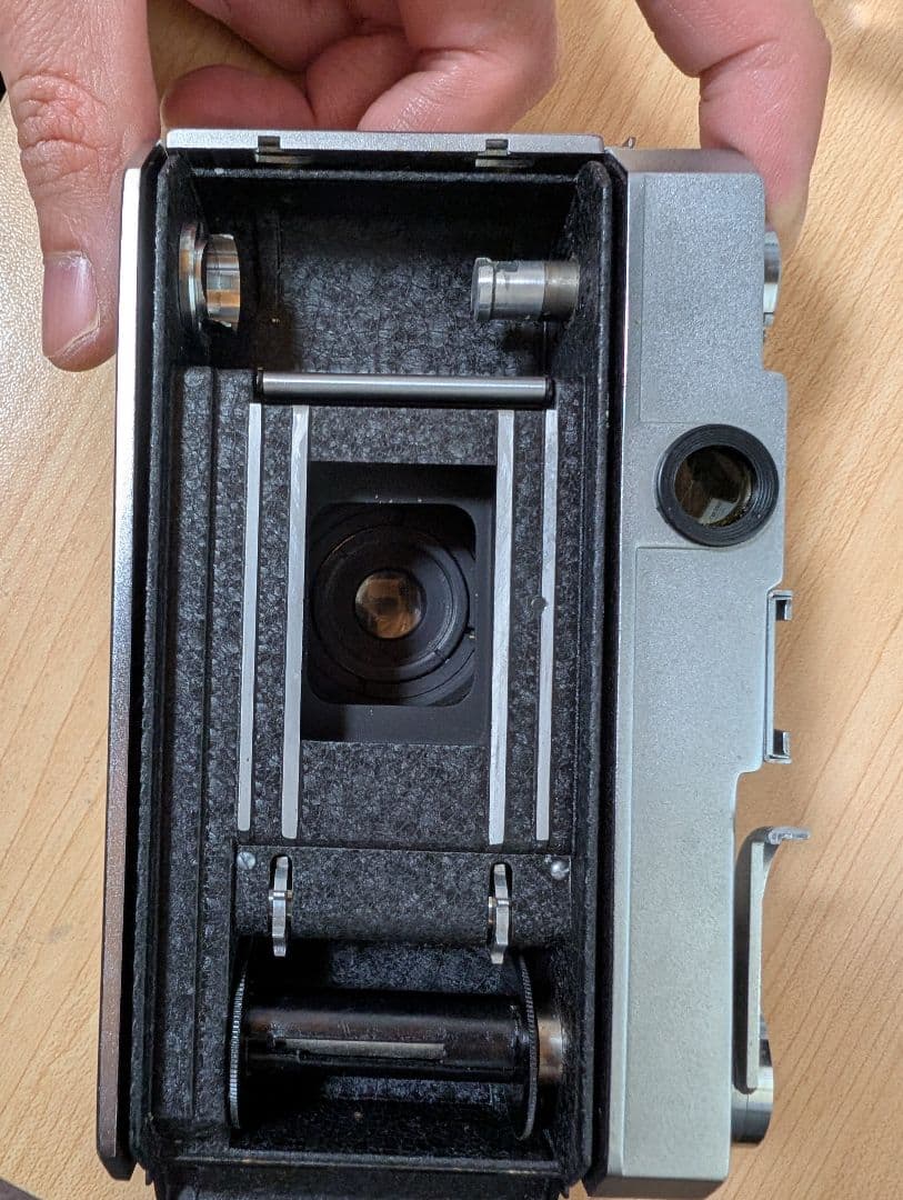 ワルツワイド レンジファインダー フィルムカメラ 整備済 実写確認済 背面割れ有