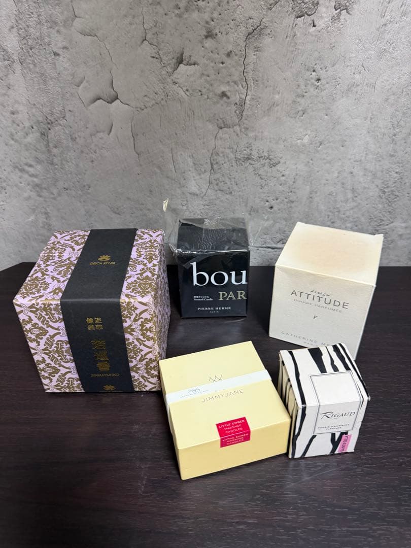 【未使用】アロマキャンドル4点セット+おまけ　まとめ