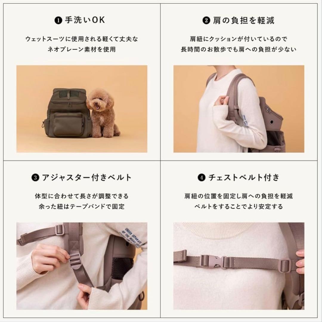 CITYDOG シティドッグ ネオプレーンバックパックキャリー 犬用リュック S