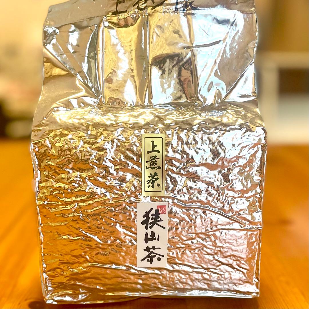 【狭山茶】茶畑直販☆上煎茶１袋(令7産)1kg一番茶☆深蒸し緑茶日本茶無添加
