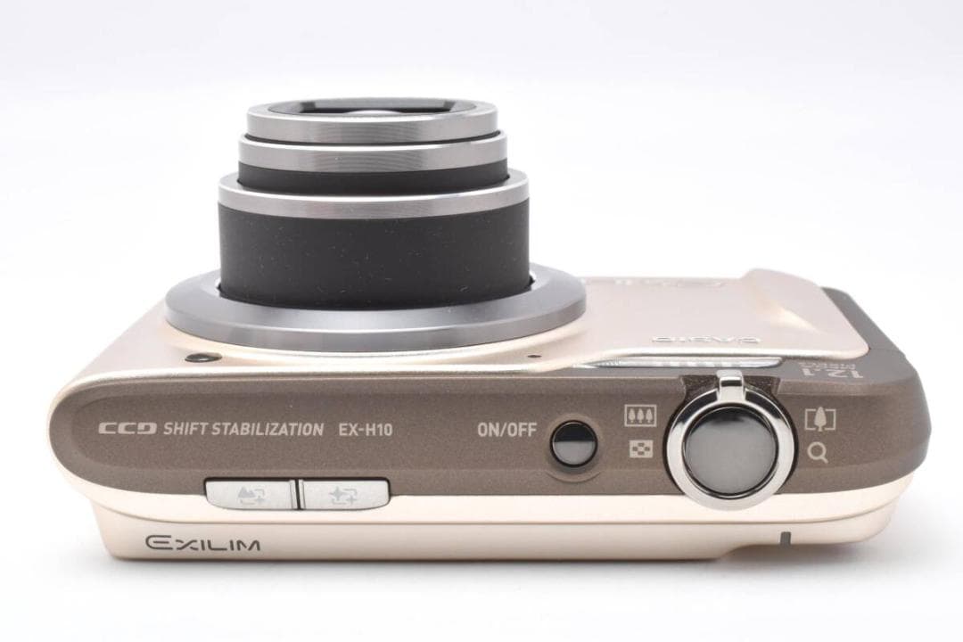 美品 カシオ　CASIO EXILIM EX-H10 ゴールド ＃A509