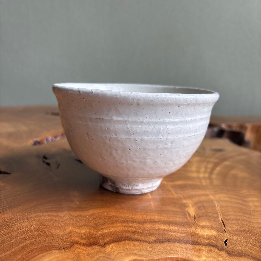 粉引茶碗 伯耆西山作 紙箱 抹茶碗 茶道具
