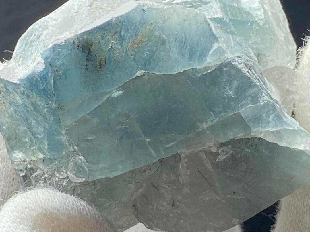 ブルー　ザギマウンテンクォーツ ザギ水晶 50g エジリン