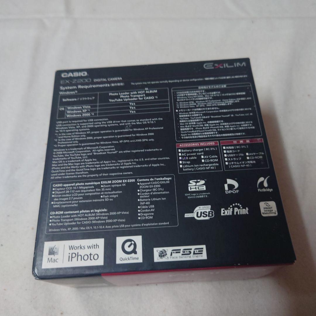 CASIO EXILIM EX-Z200・10.1メガピクセル コンパクトカメラ