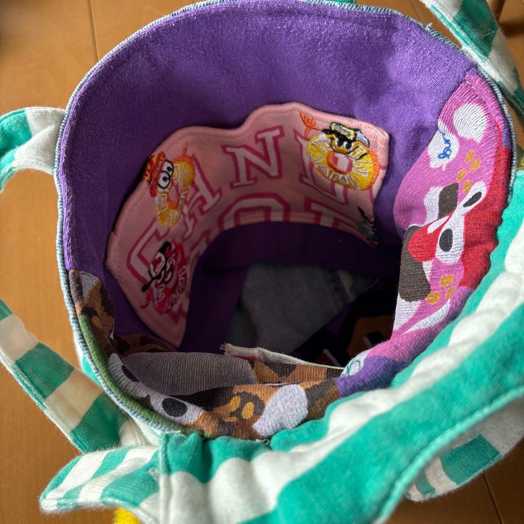 再販なし☆手足ぶら〜んのおひげぴよ〜んぷっくりおしりフォルムトートバッグ