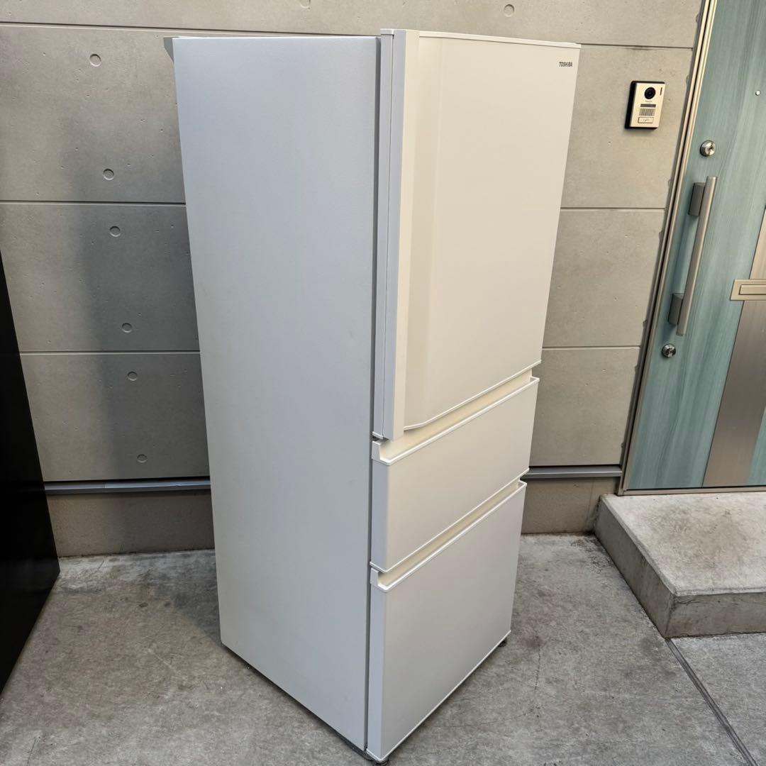 253⭐️2024年製美品★東芝冷蔵庫　大型　3ドア　自動製氷　300L〜400L