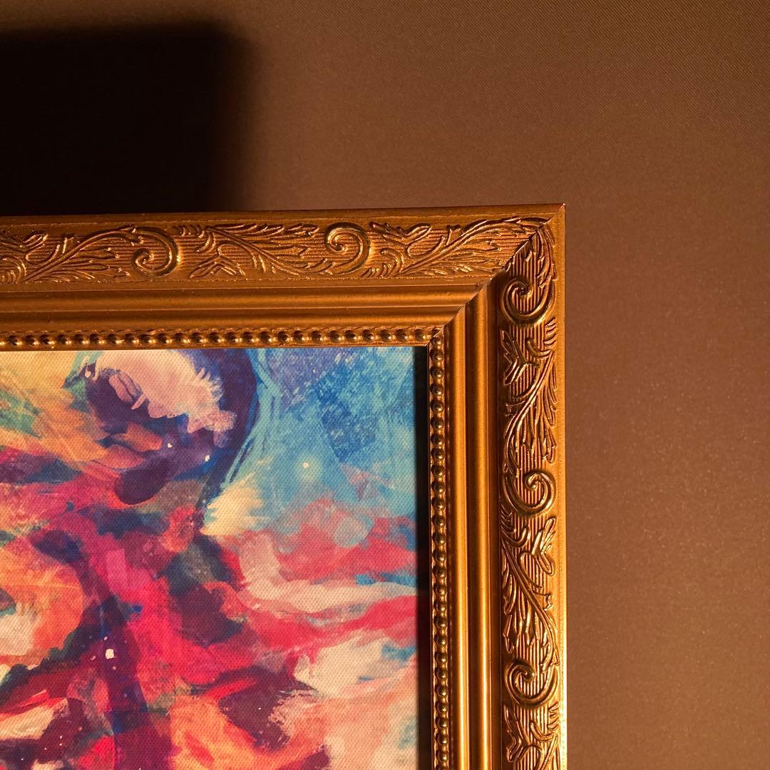 ★アウトレット★キャンバスプリントアート タイガー 額付 絵画 インテリア