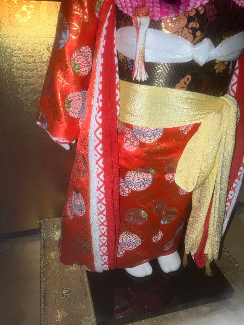 【超特級呪物】特大　あらゆる幸運呼び込むチョウピラコ様の宿る市松人形　曰く付き