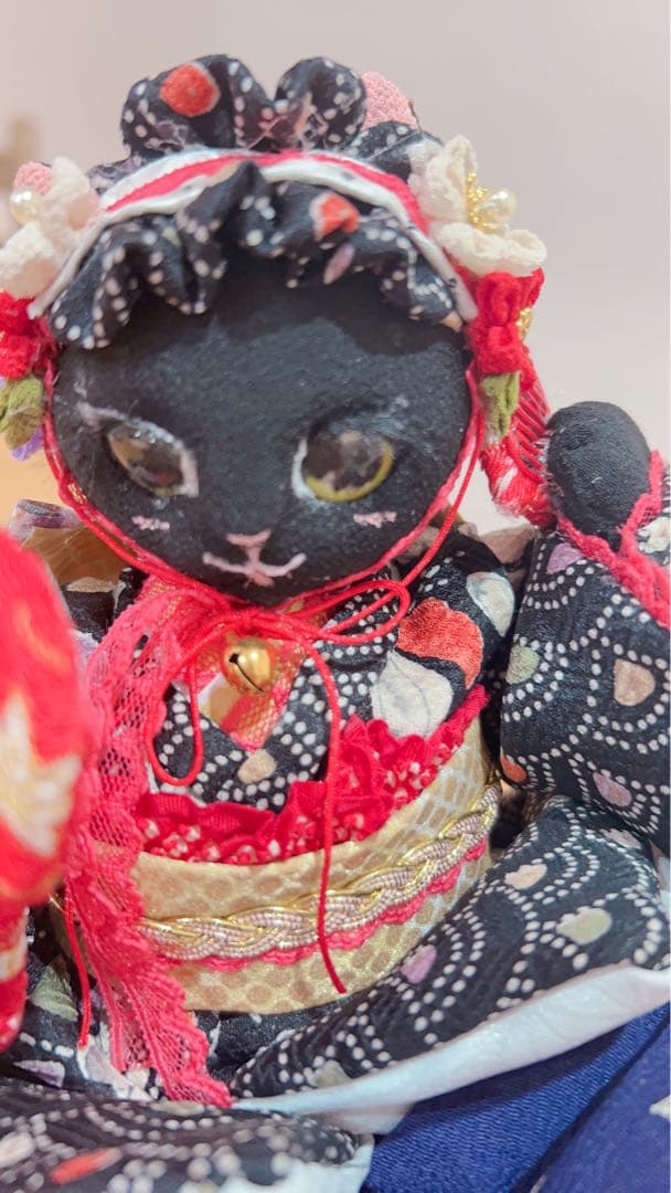 着物黒猫