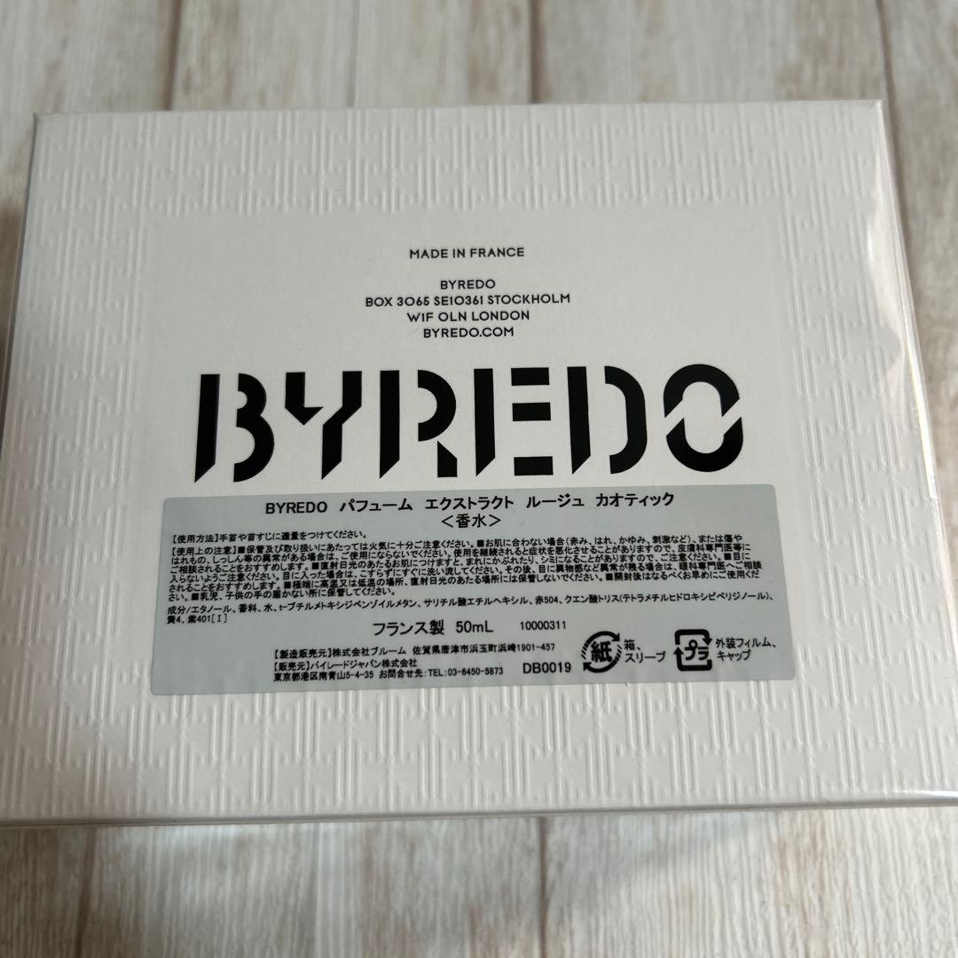 香水(ユニセックス) BYREDO ROUGE CHAOTIQUE 50ml