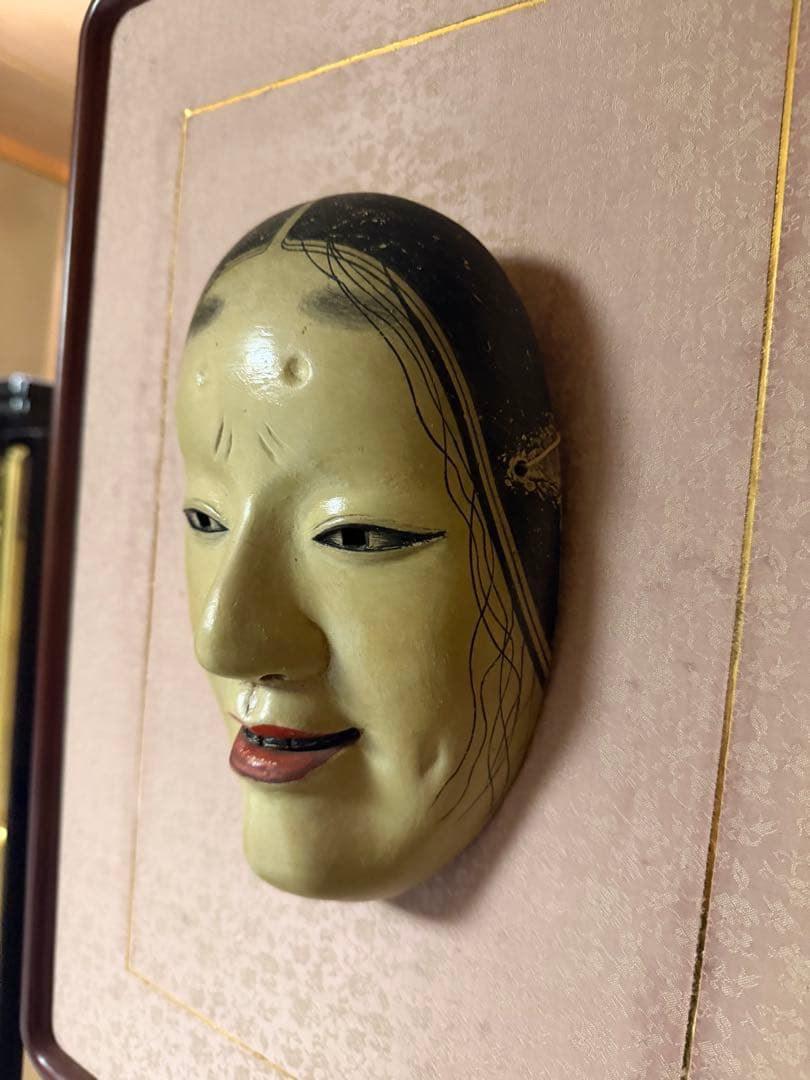 能面 木彫り 小面(こおもて)