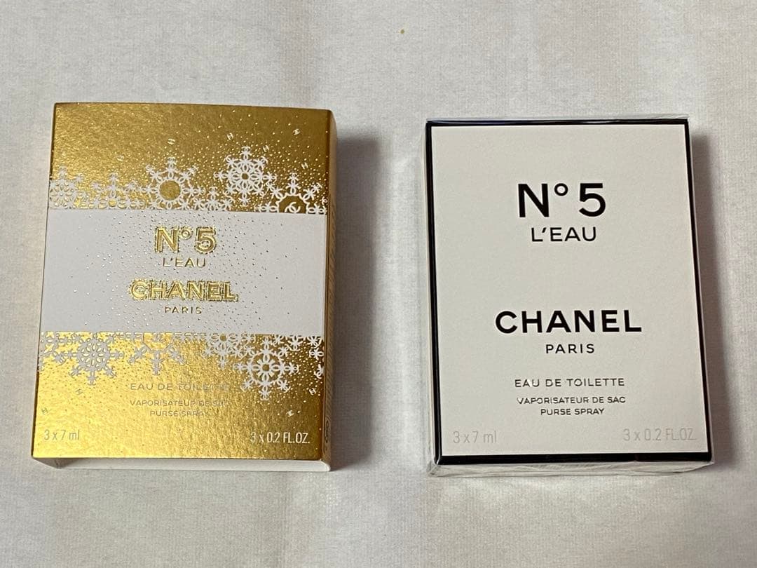 未開封　CHANEL N°5 L'EAU パーススプレー 3本セット2024限定
