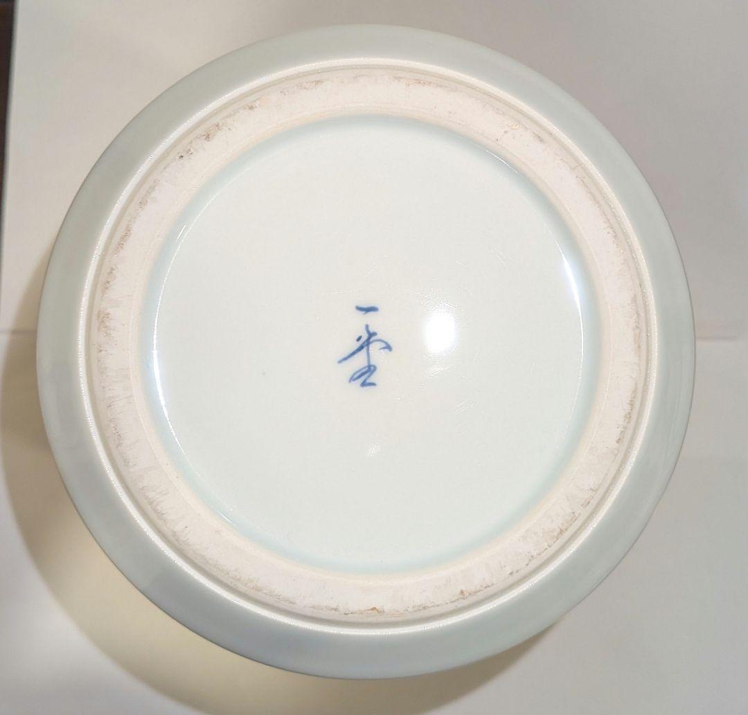 『更紗紋』『辻一堂』有田焼　水指　茶道具　共箱