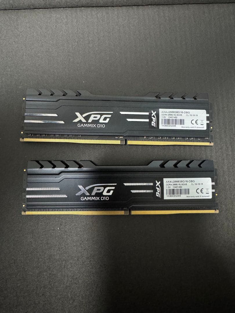 XPG GAMMIX D10 16GB(8GB2枚組) DDR4 2666MHz