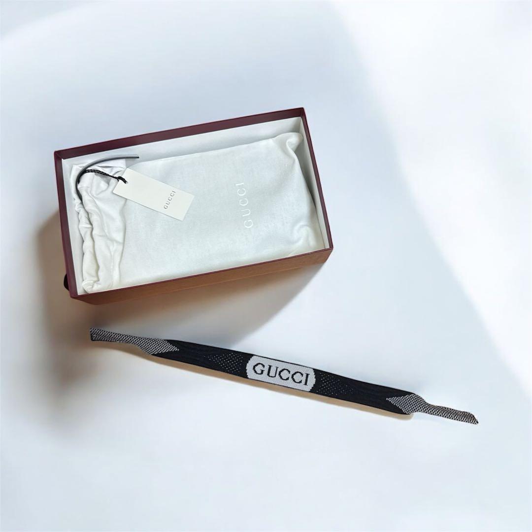 新品★GUCCI (グッチ)Technical Knit メガネケース　ブラック