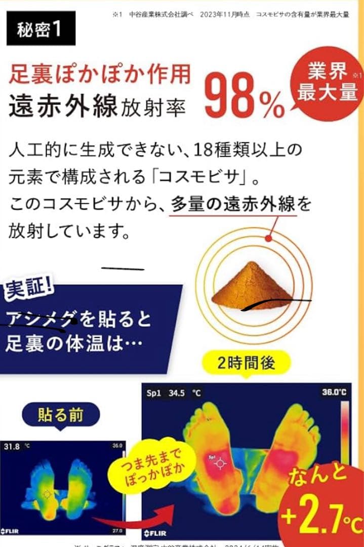 遠赤足裏シート アシメグ 5箱まとめ売り