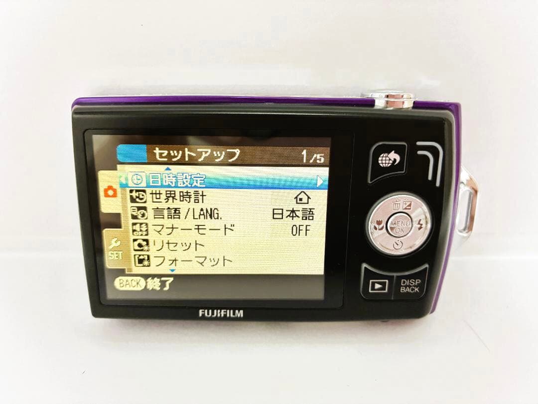 【ほぼ新品・返品保証】 FUJIFILM FinePix Z110 パープル