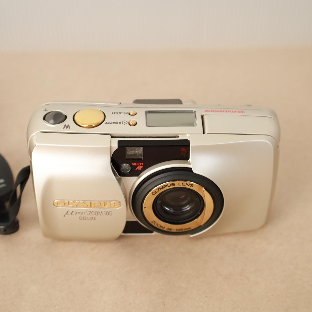OLYMPUS μ ZOOM 105 DELUXE フィルムカメラgold 30