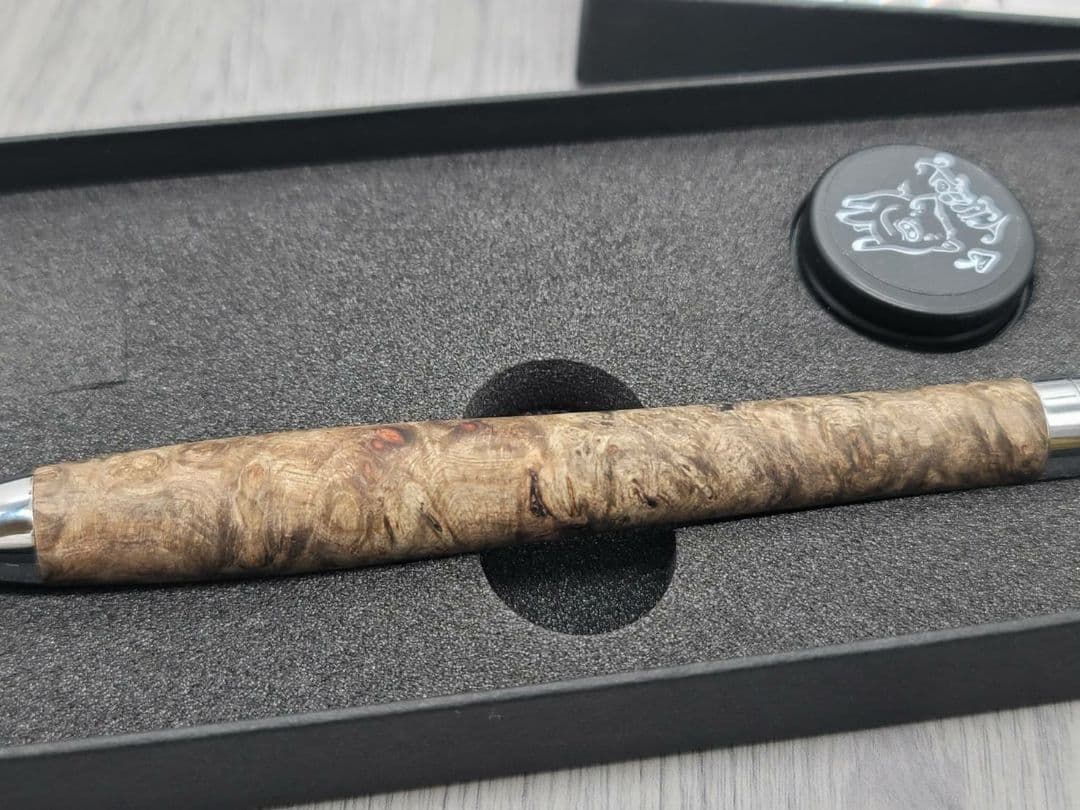 新品　こぶた工房　極上+花梨瘤　青瘤　シャープペンシル0.5