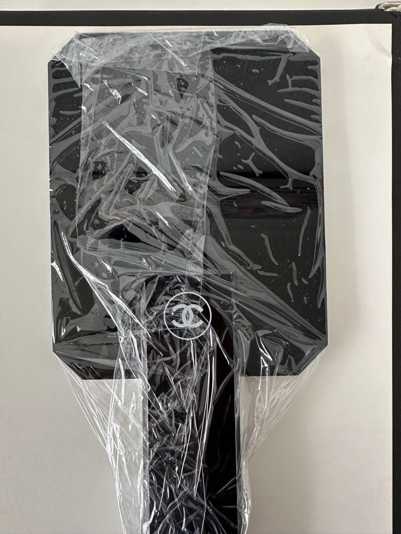 CHANEL 手鏡 ブラック 新品箱付き ミラー ココマーク インテリア レア
