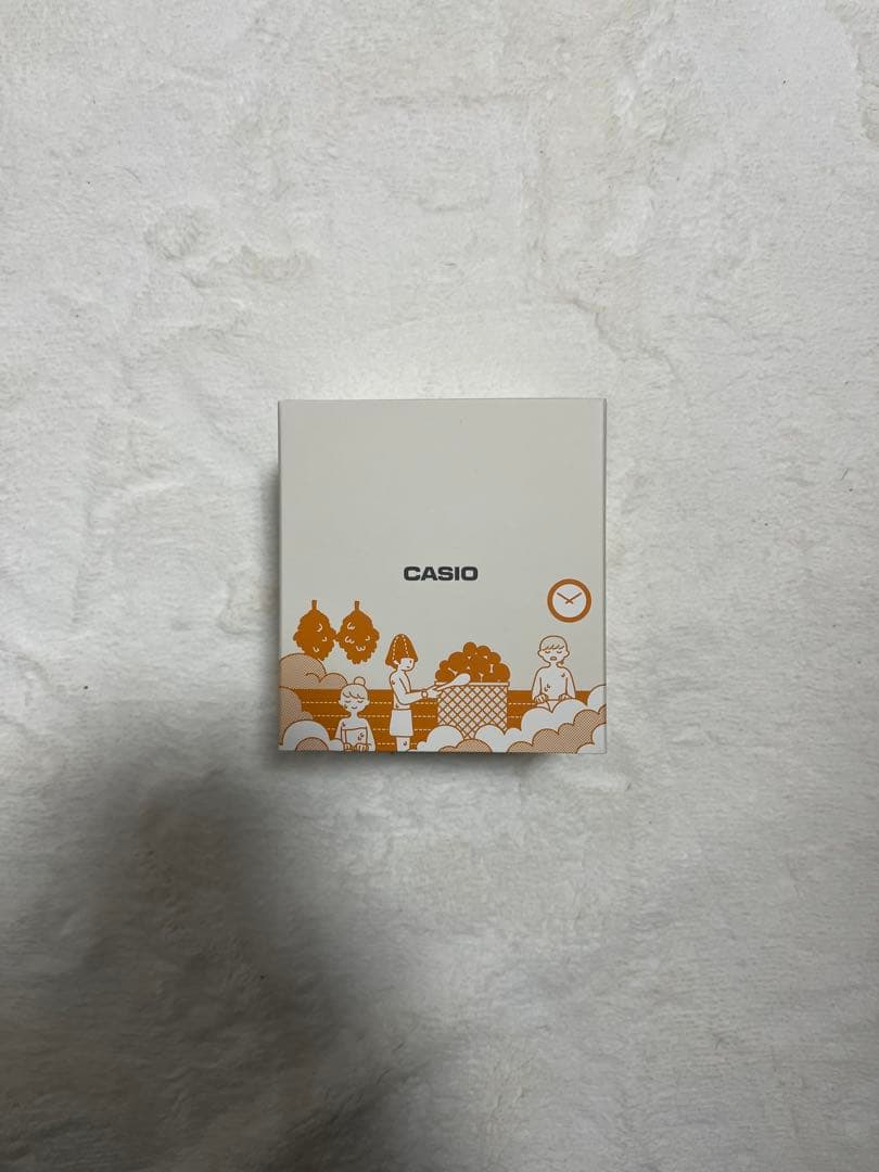 新品CASIO サウナ用腕時計（サ時計） SAN-100H-7BJR オレンジ