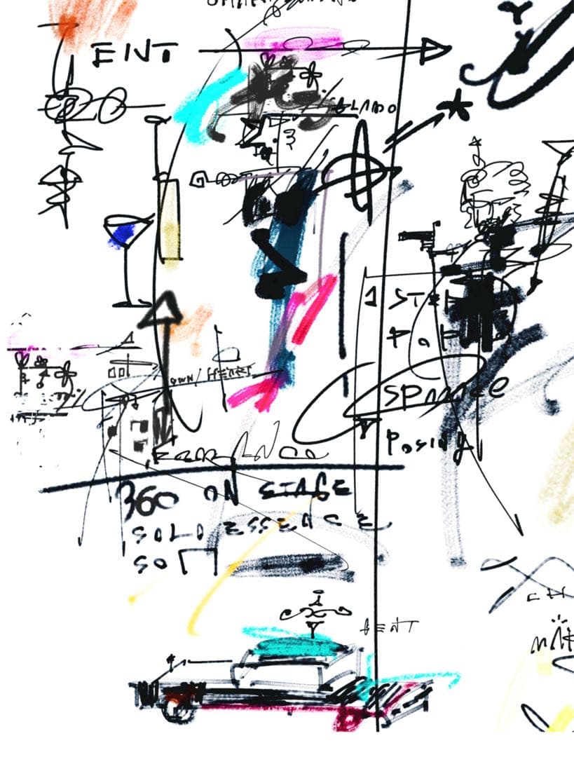 A3フレーム込み「U-GO THE ARTWORK」グラフィティ 絵画