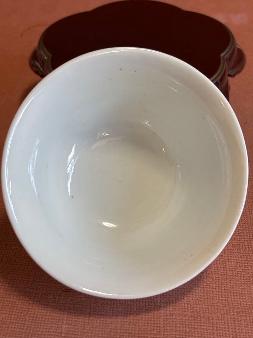 古伊万里柿右衛門様式色絵楓文向付五客揃　完品　検そば猪口