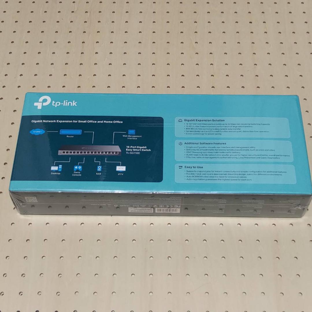 【新品未開封】TP-LinkTL-SG116E 16PアンマネージドプロSW