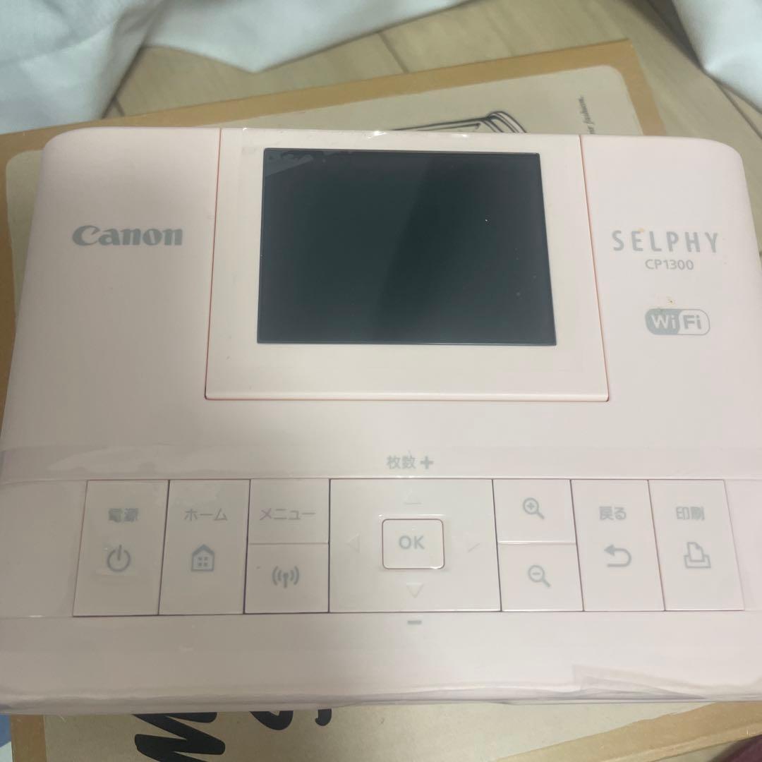 Canon SELPHY CP1300 ピンク, リフィル付き