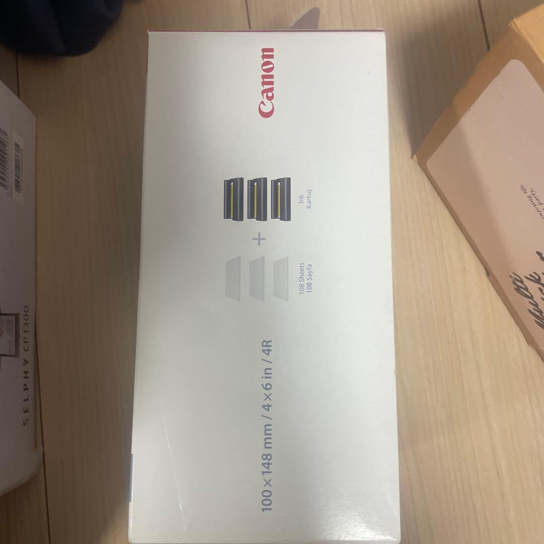 Canon SELPHY CP1300 ピンク, リフィル付き