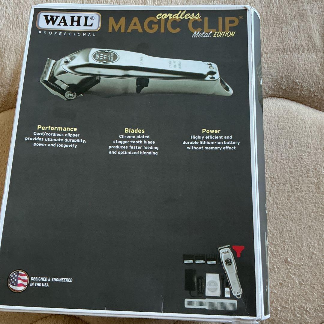 未使用品WAHL MAGIC CLIP コードレスバリカン メタルエディション